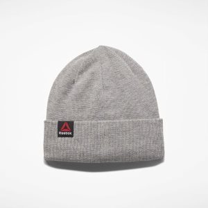 Czapka Męskie Reebok UFC Logo Beanie Szare PL 91FSLMQ